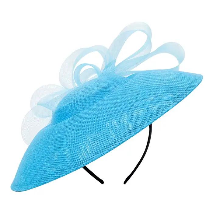Chapeau fascinateur de luxe vert violet bleu, coiffure pour femmes, Cocktail, Banquet, fête, fascina
