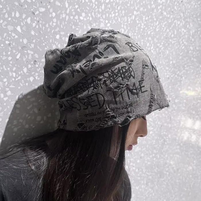 Y2K mode Hip Hop bonnets chapeaux pour hommes femmes automne hiver chaud doux unisexe Streetwear Sty