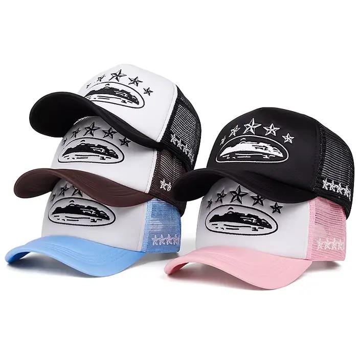 Nouveau chapeau en maille cinq étoiles pour hommes, chapeau Hip Hop de rue pour femmes, pare-soleil 