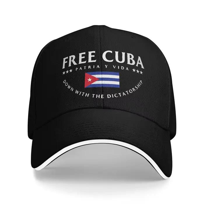Nouvelle Arrivée Casquette de golf unisexe ajustable Lindsey Graham Free Cuba Make Cuba Great Again 