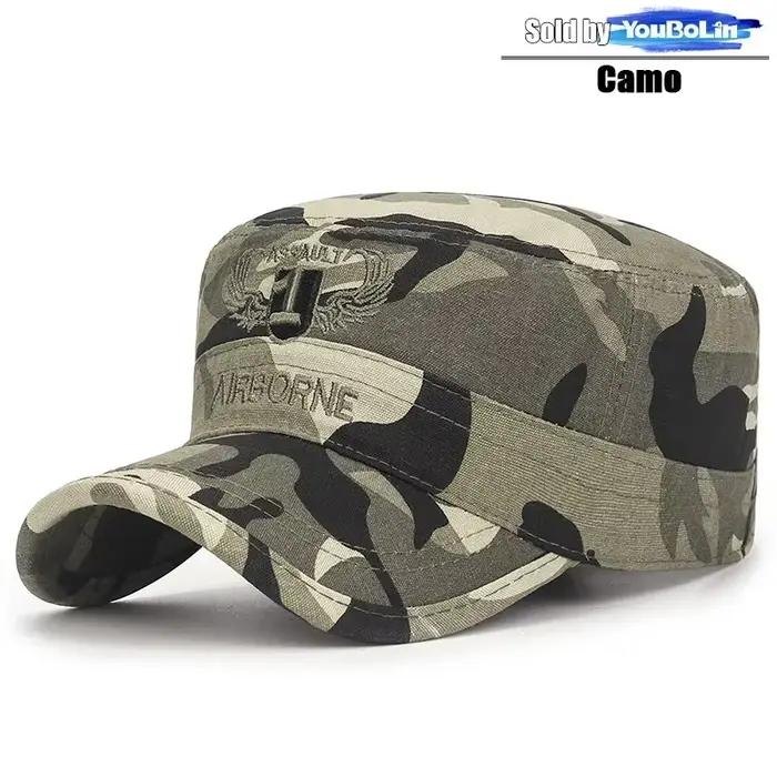 AIRBORNE Airborne Commando Cadet Casquette plate Chapeau de soleil Casquettes de camionneur Chapeaux