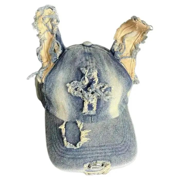 Chapeau Baseball avec oreilles chien 39BD, chapeau en bec canard à bords longs pour adultes adolesce