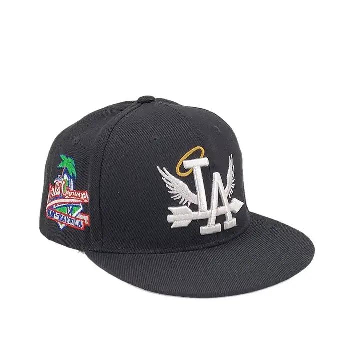 Casquette de baseball brodée de Los Angeles unisexe ailes d'ange casquette hip hop en plein air régl