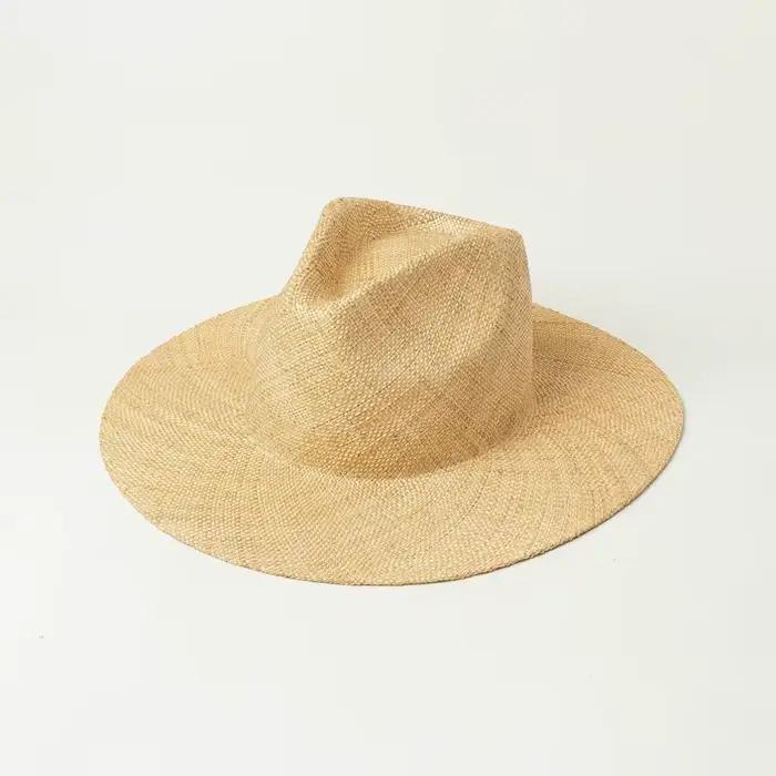 Chapeau Fedora en Paille à Large Bord pour Femme, Tresse Fine, Fierté, Enge, d'Été, à la Mode, Jazz,