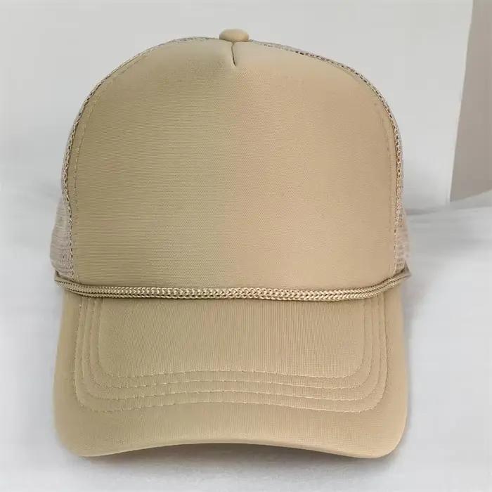 Chapeau de camionneur brodé imprimé personnalisé avec corde, mode hommes femmes, casquette de camion