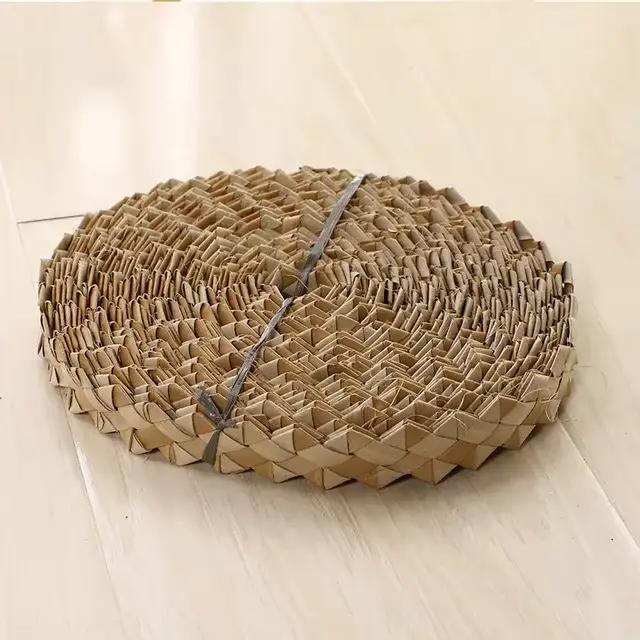 Spécial pour chapeaux, plantes tressées en herbe de tournesol, feuilles de palmier, articles ménager