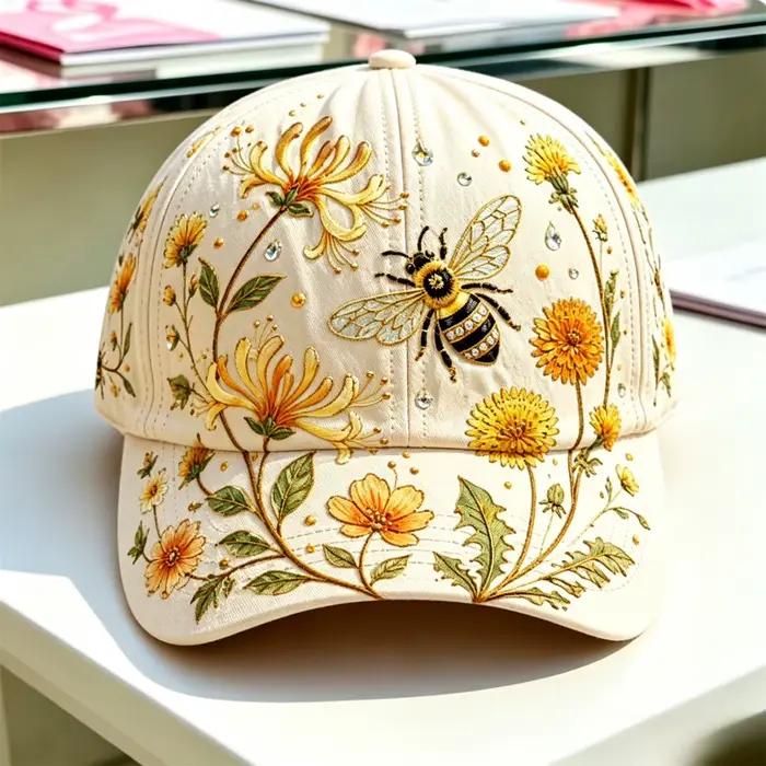 Casquette de baseball Garden Morning 2026 Édition Limitée, ajustable en coton avec motif Colibris et