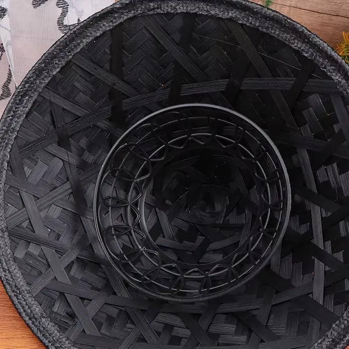 Chapeau de paille de samouraï, Ninja, cosplay chinois, riz japonais, bambou asiatique, chapeaux coni