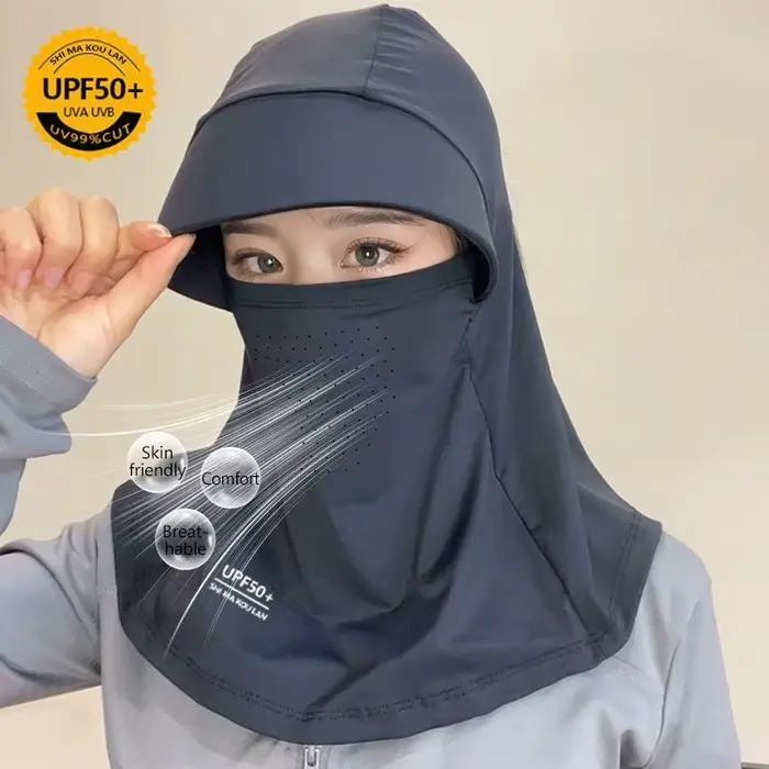 Chapeau de protection solaire pour femmes en été, protection du cou, protection du visage, chapeau d