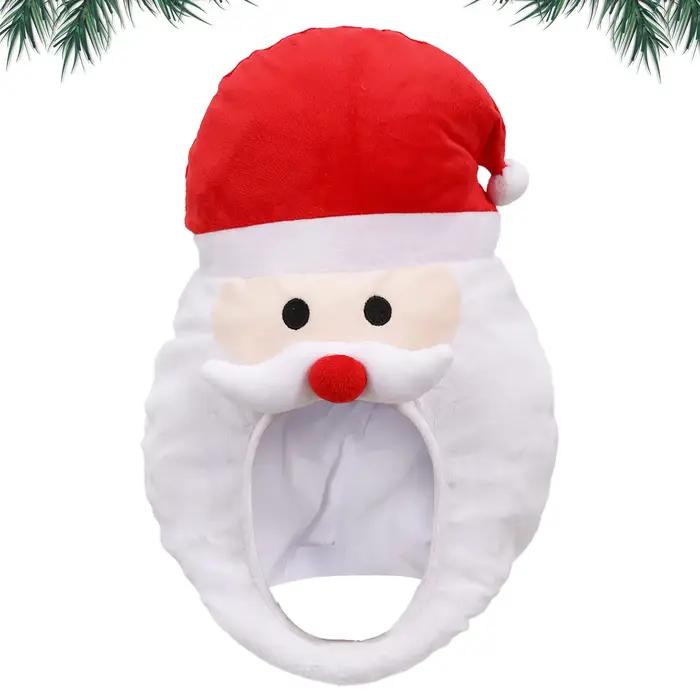 Ensembles de chapeaux de bonhomme de neige de Noël, père Noël, décorations de fête du Nouvel An, acc