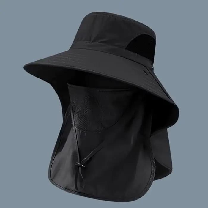 Chapeaux de soleil d'été Protection UV casquette de pêche de chasse en plein air pour hommes femmes 