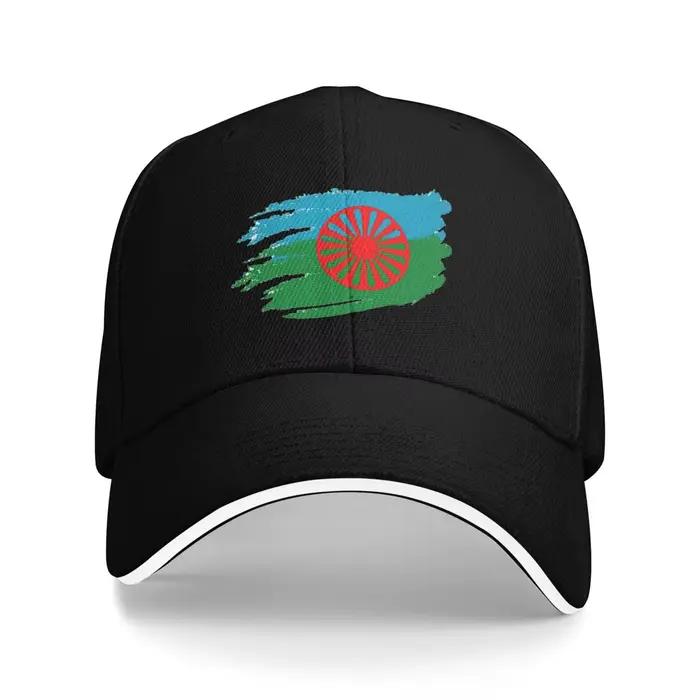 Casquettes de baseball unisexes Rom Gypsy Romani Flag Streetwear d'extérieur Casquettes de baseball 