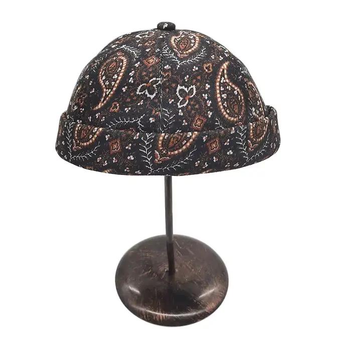 Bonnets femme Melon casquettes Docker casquette rétro roulé manchette marin chapeau Hip Hop mode Str