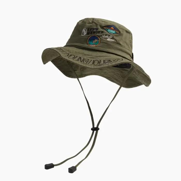 FishSuffolk-Chapeau pliable pour homme et femme, imperméable, protection solaire anti-UV, camping, r