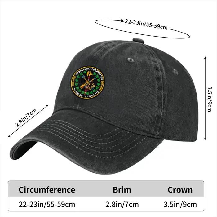 Casquette de Baseball Légion Espagnole 4, Chapeau de Course en Plein Air, Pare-Soleil Unisexe, Perso