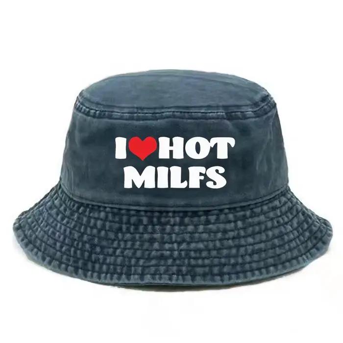 I Hot Love Milfs-Chapeau rétro délavé pour hommes, chapeaux d'extérieur, casquette Bob ander, chapea