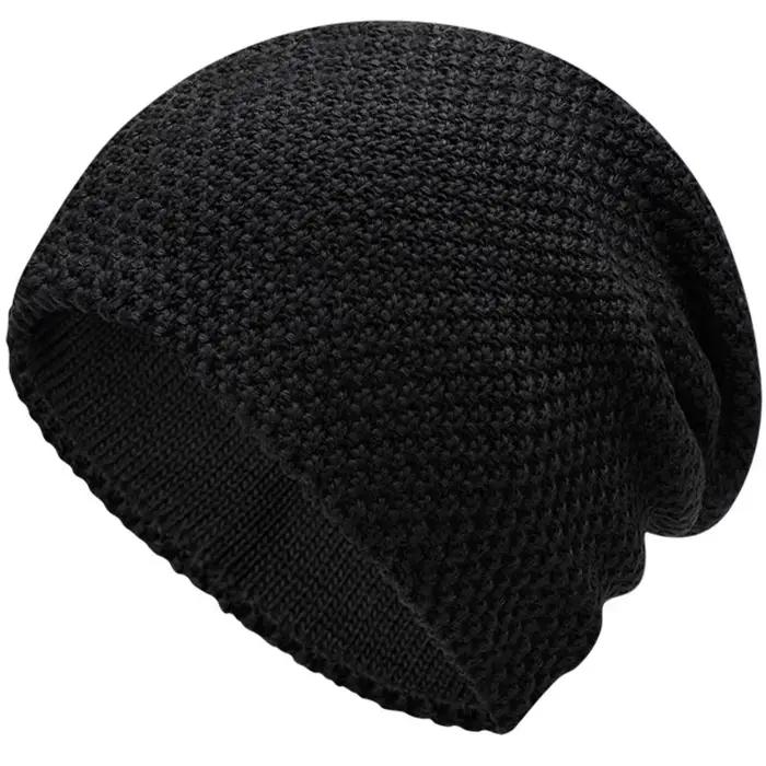 Homme grande taille Beanie papa hiver tricoté chapeaux dame mode Skullies casquette mâle ski Bomber 
