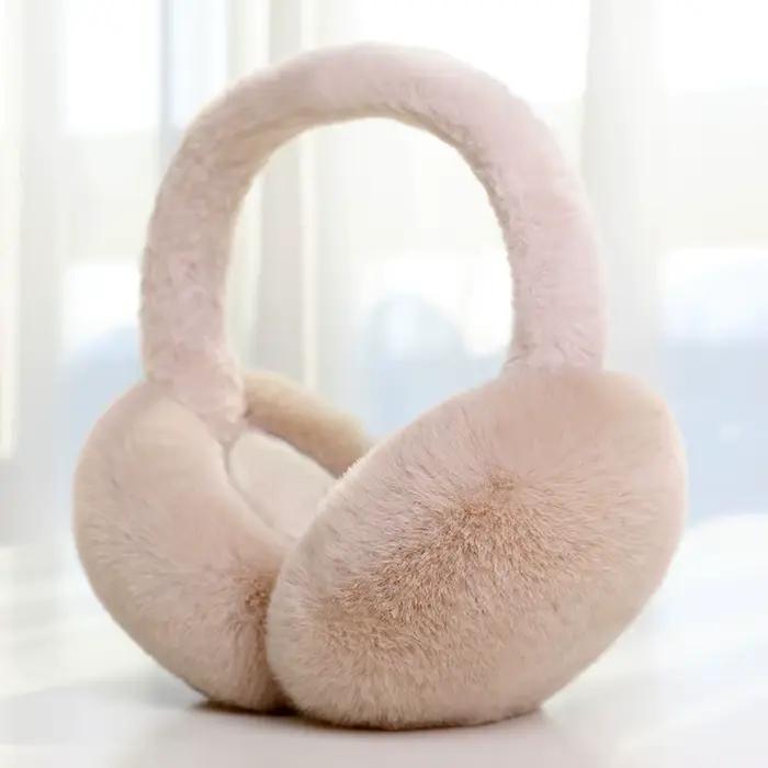 Cache-oreilles souples épais et pliables pour hommes, couvre-oreilles coupe-vent d'hiver