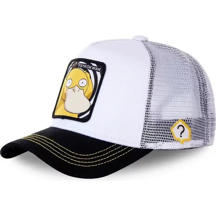 Haute qualité Pokemon mignon dessin animé Pikachu Psycanard été Net chapeaux ventilés hommes et femm