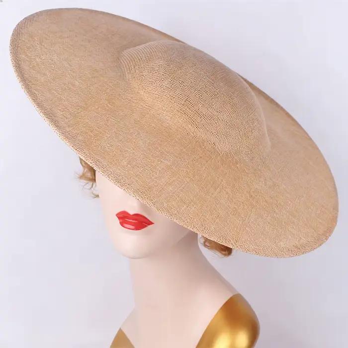Base de fascinator de 40 cm tendance avec clip, grande taille, pour femme, accessoire de mariage, ca