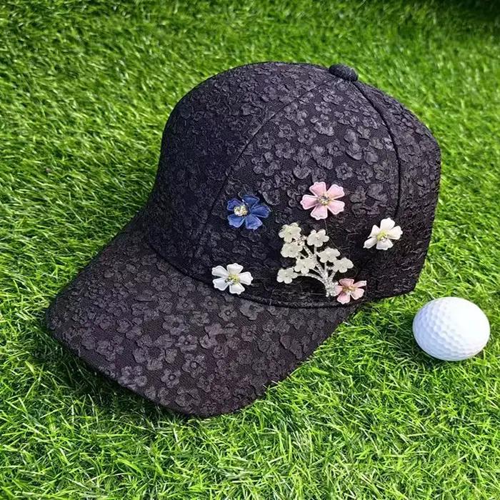 Nouvelle casquette de baseball florale pour femmes : casquette de protection solaire printemps/été a