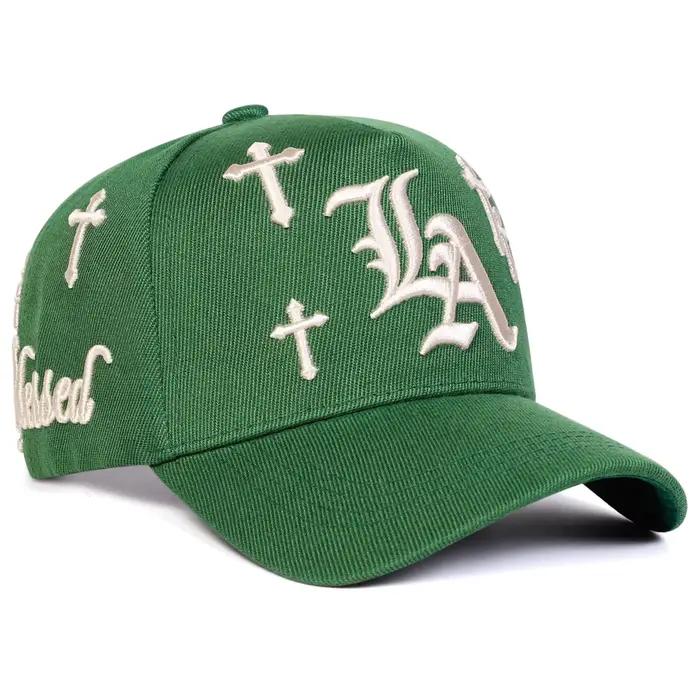 Casquettes de baseball unisexes gothiques avec broderie LA Cross, ajustables, pour le printemps et l