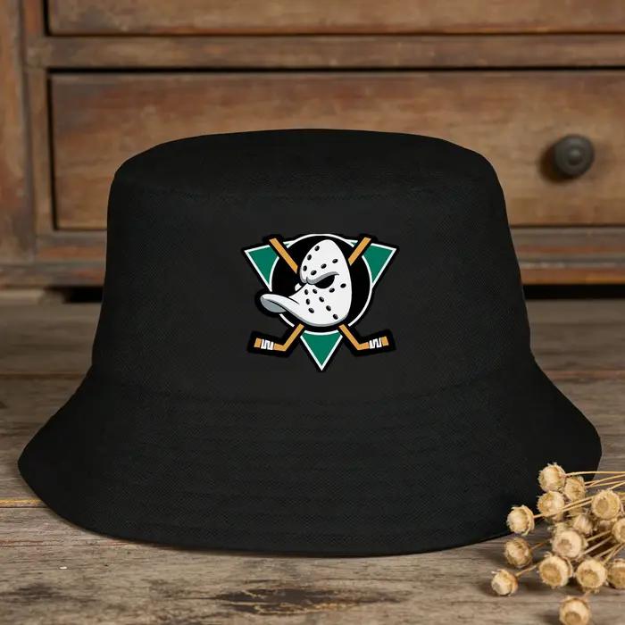 Chapeau Bob Unisexe Mighty Ducks – Casquette de Pêcheur Portable, Chapeau de Plage Classique d'Été, 