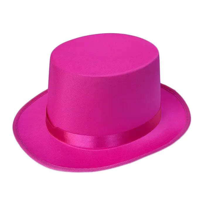 Chapeau de gentleman britannique rétro, chapeau de magicien, chapeaux de spectacle, chapeau haut-de-