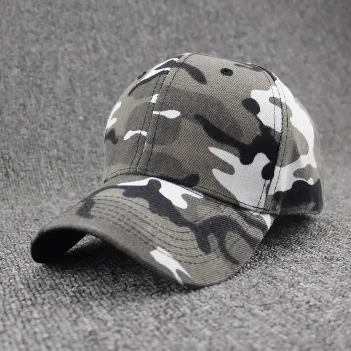 Casquette de baseball camouflage pour hommes, chapeau de soleil, casquette de pêche CamSolomon, chas