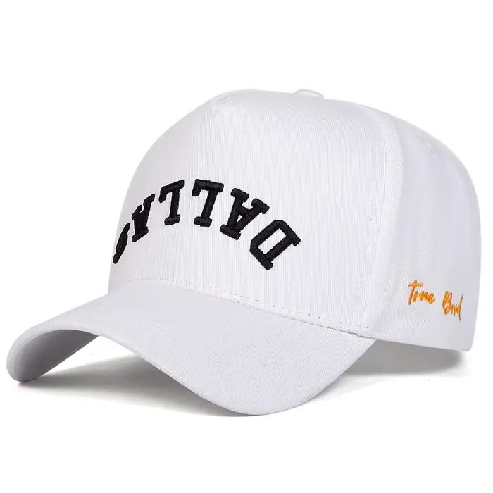 Casquettes de Baseball unisexes DALLAS avec lettres brodées, chapeaux décontractés réglables pour l'
