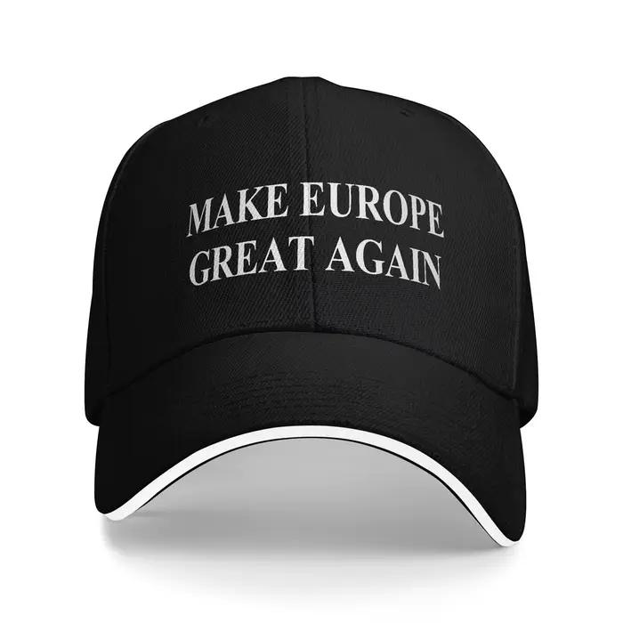Casquette de baseball d'été « Make Europe Great Again » pour hommes et femmes, casquette de camionne