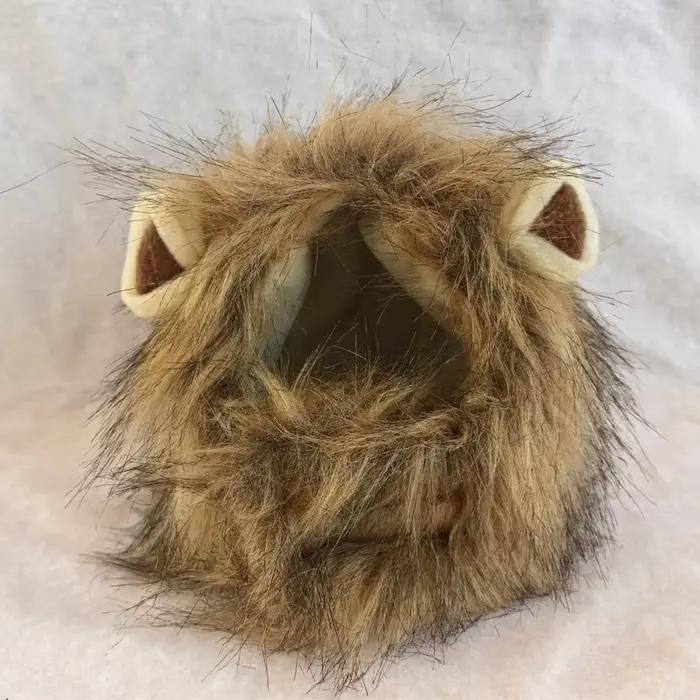 Nouveau mignon drôle Lion crinière perruque chapeau pour animaux de compagnie chat chien Cosplay Cos