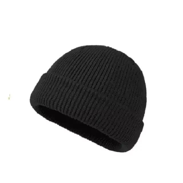 Chapeau tricoté pour hommes et femmes casquettes laine mode Simple chaud Skullies bonnets solide aut