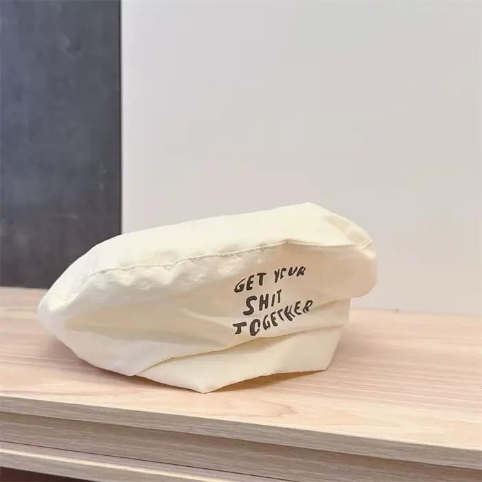 Casquette marine pour enfants – Chapeau unisexe à séchage rapide avec lettres minimalistes et élégan