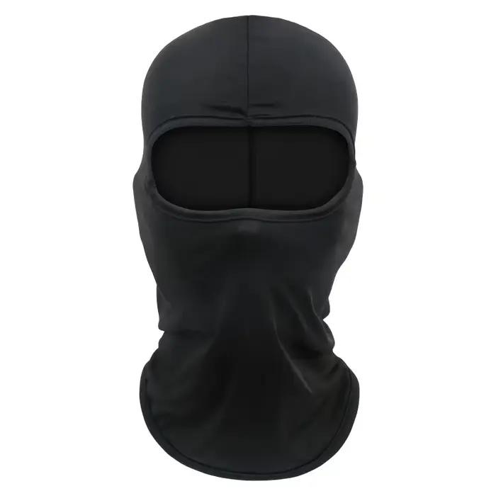 Cagoule croisée noire respirante pour hommes, masque de Ski, Bonnet quatre saisons, vélo, randonnée,