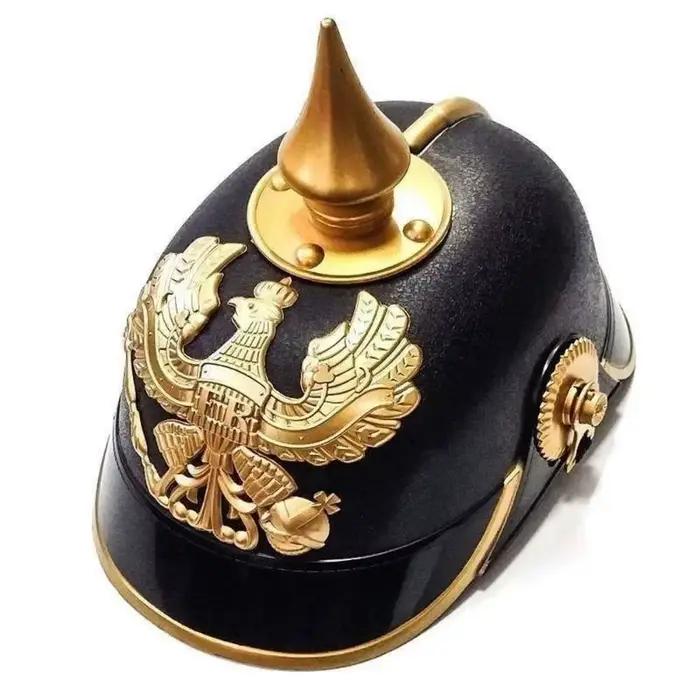 Chapeaux en plastique allemand prussiien, 1 pièce, casques rétro, masque portable, accessoire de Cos