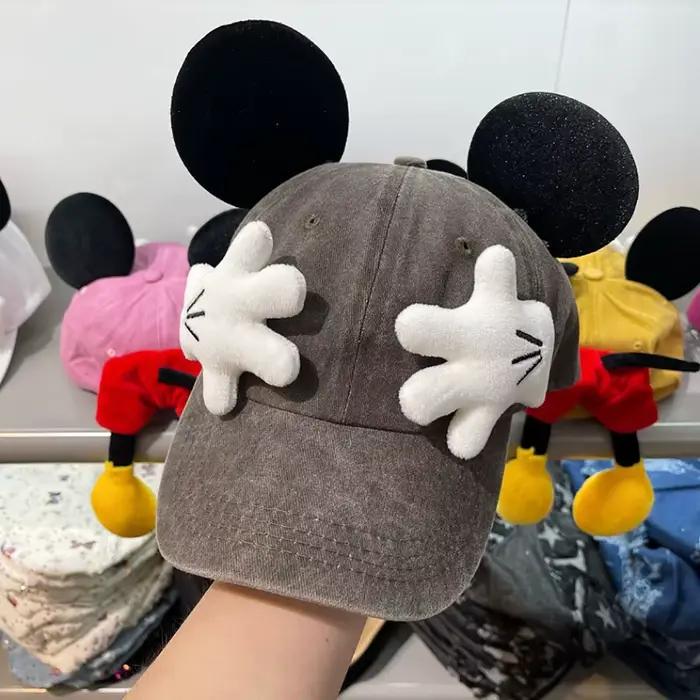 Casquette de Baseball oreilles de souris pour filles, mignon, dessin animé, Style bec de canard, Y2K