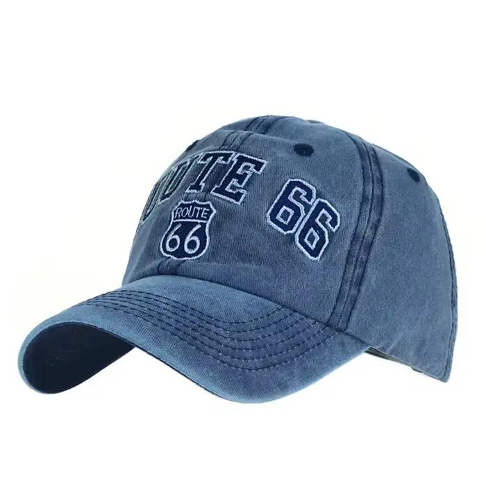 FAITOLAGL broderie lettres ROUTE 66 casquette de Baseball été Snapback mode chapeau pour femmes homm