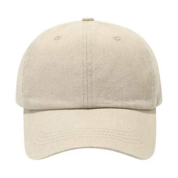 Casquette de baseball rétro classique délavée, sangle réglable, coton lavé, respirante, décontractée