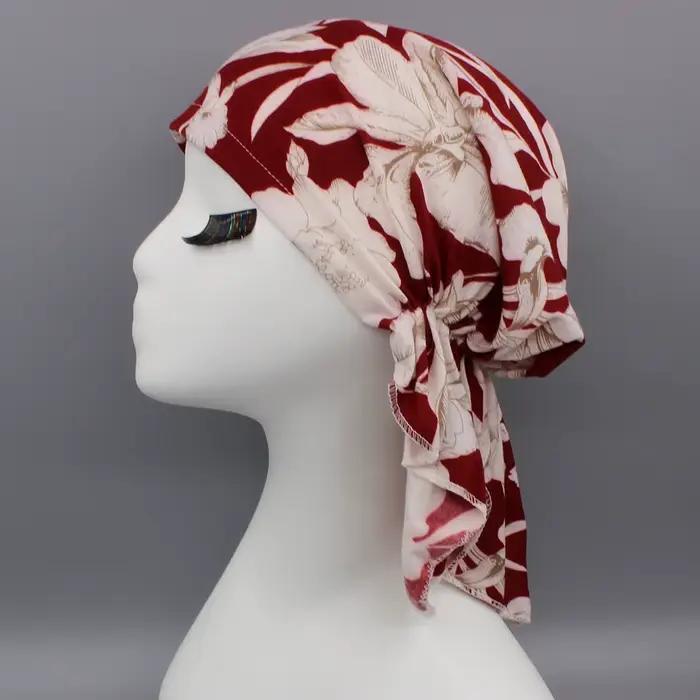 Turban de chimio pour femmes, bonnet pour filles, Skullies, design classique, tête ronde, perte de c