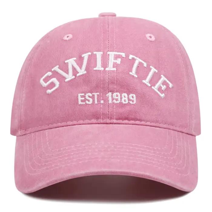 Haute qualité 1989 broderie casquettes de baseball pour hommes femmes mode vintage doux coton papa c