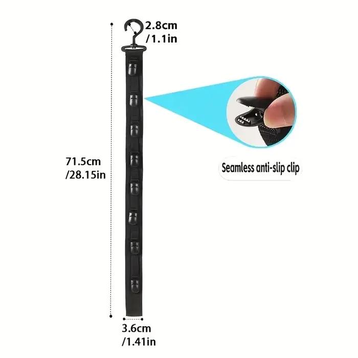 Support de rangement pour chapeaux de 71,5 cm, peut contenir 8 casquettes de baseball, idéal pour le