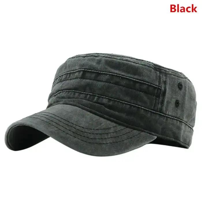 Casquette de baseball rétro style militaire, idéale pour les grandes têtes, pour la pêche et l'été