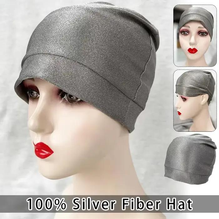 Casquette Anti-Radiation pour hommes et femmes, 100% Fiber d'argent, Protection Emf pour téléphone p