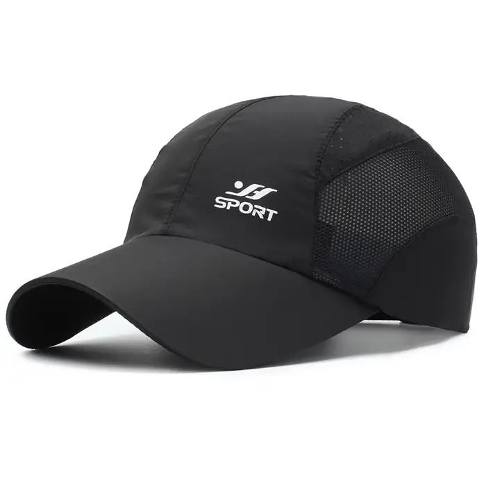 Restez protégé par style : casquette de baseball avec protection UV avec capote souple à séchage rap