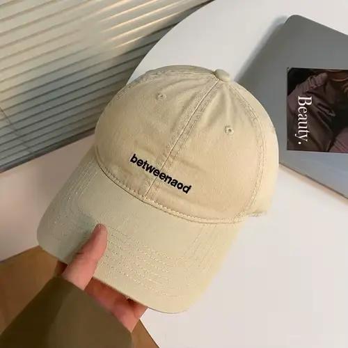 Casquette de Baseball pour femmes, printemps et été, grande circonférence de tête, lettres brodées d