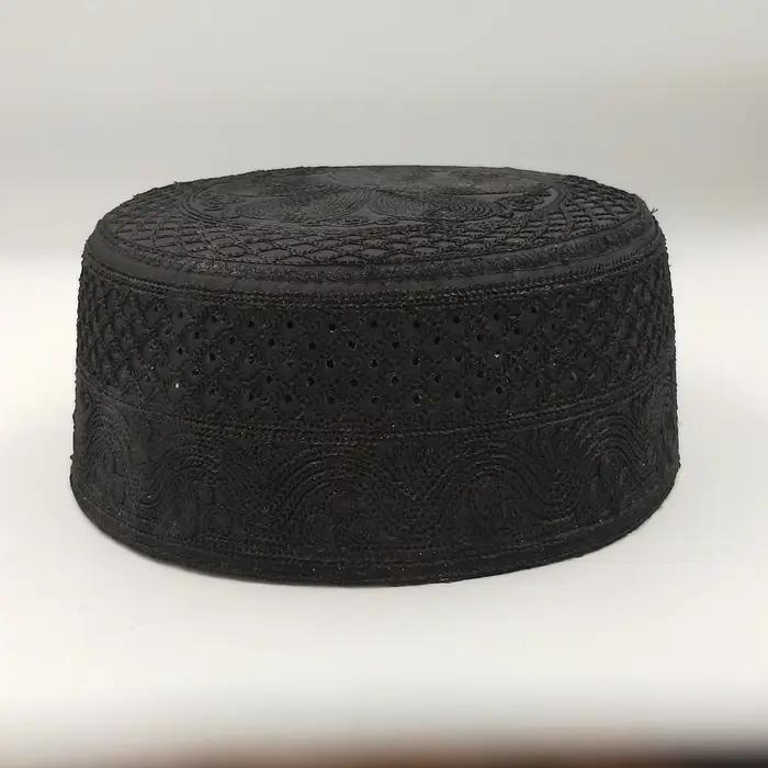 Casquette de prière à dessus plat en maille respirante unisexe, chapeau d'été traditionnel saoudien,