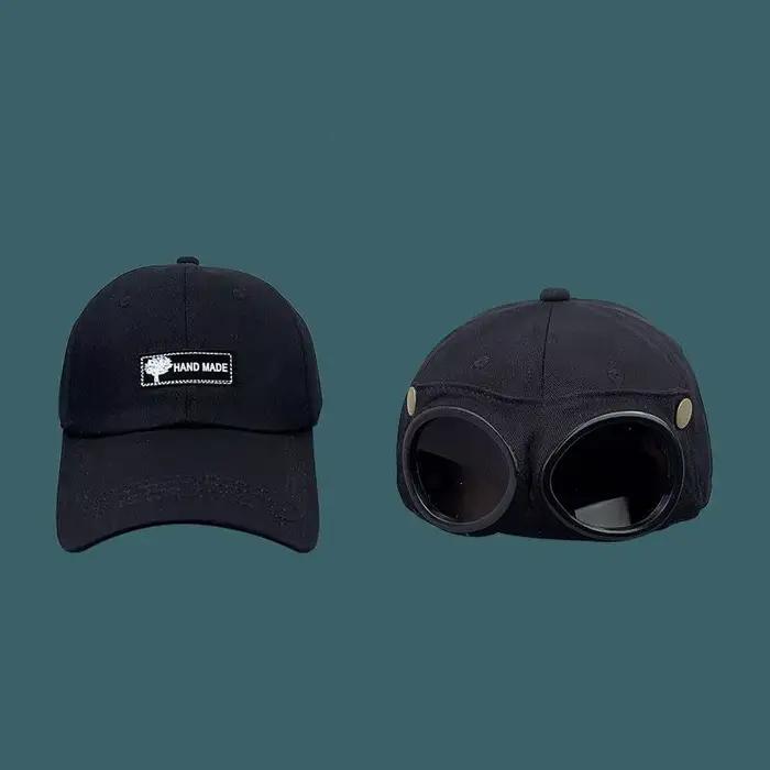 【R】Casquette de baseball tendance pour homme avec verres réfléchissants, casquette de baseball style
