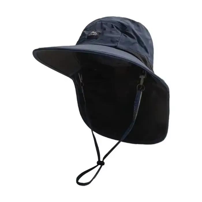 Vente chaude! Chapeau de pêcheur unisexe coupe-vent à séchage rapide avec rabat de cou et protection