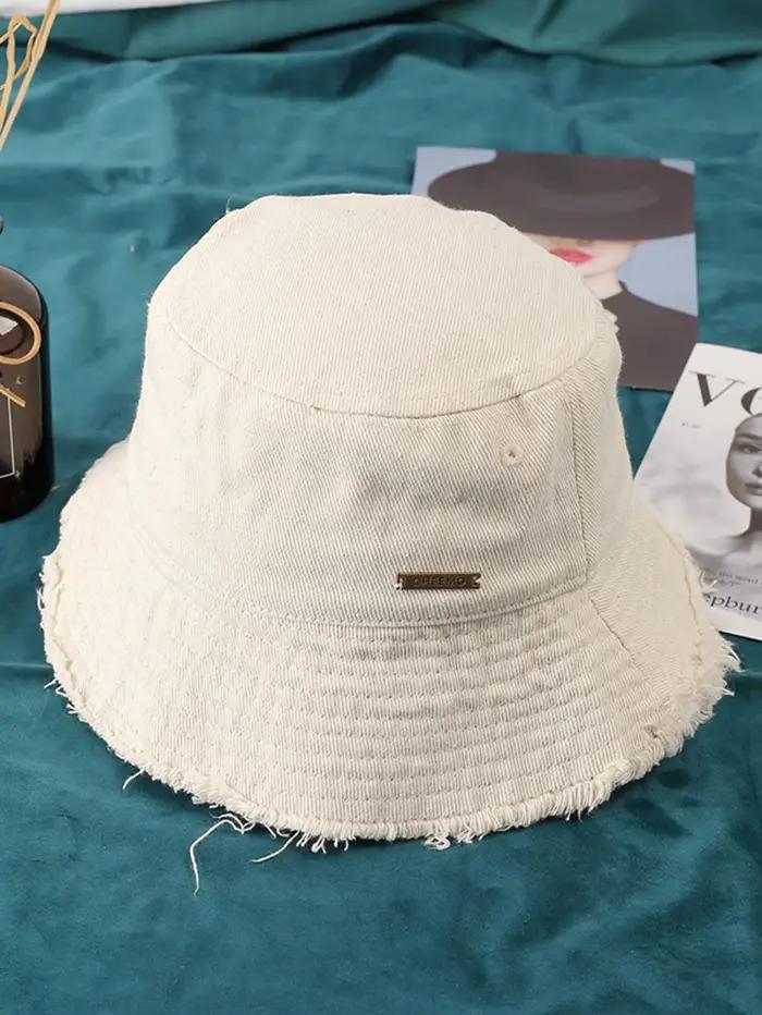 Chapeau de soleil bohème Panama à large bord pour femme, protection UV printemps/été, chapeau seau p